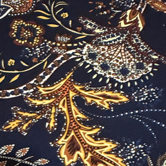 MSK Navy Floral Print A-Line Dress - Picture 5 of 5